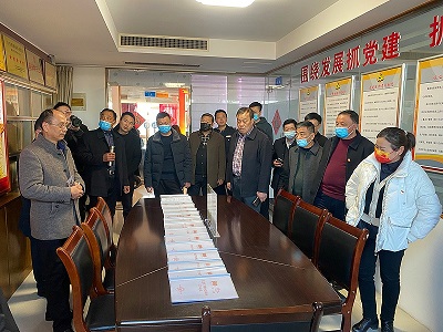 六安葉集區(qū)非公黨組織書記及黨務(wù)工作者來安徽星星集團參觀黨建工作