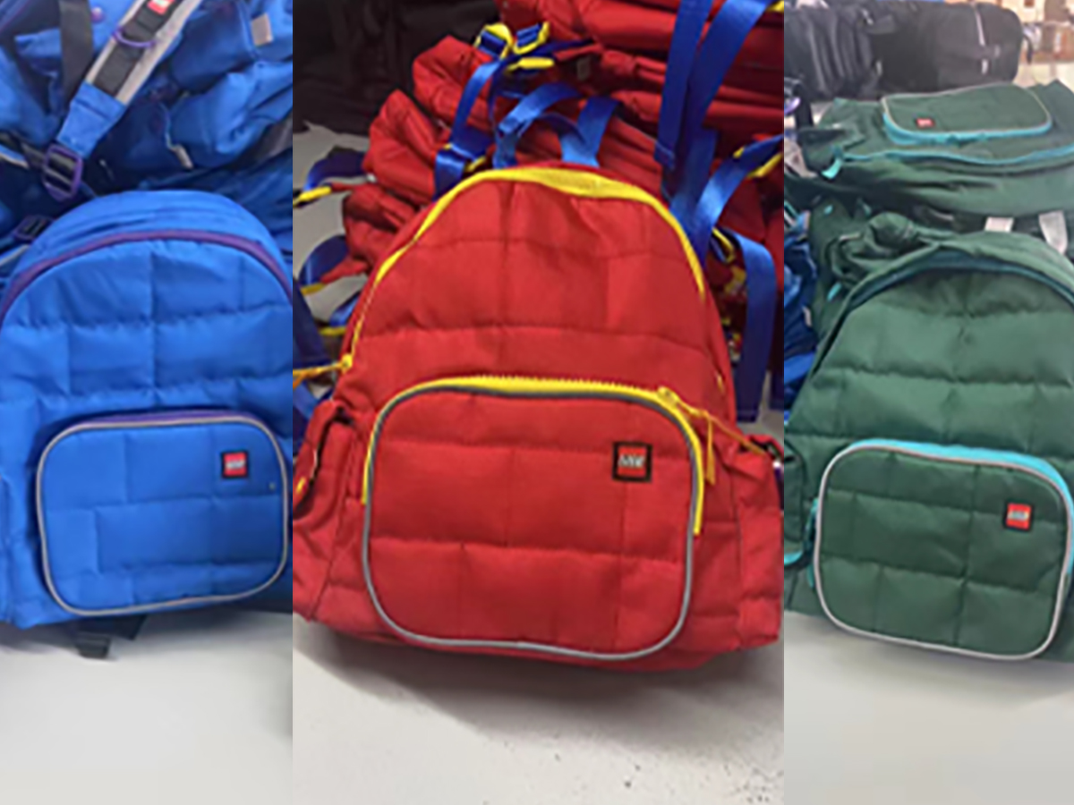定制兒童背包，與客戶品牌理念相契合