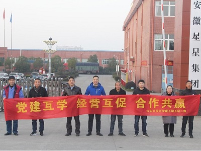 開發(fā)區(qū)黨建互學(xué)互促合作非公二組在星星集團(tuán)開展交流活動(dòng)