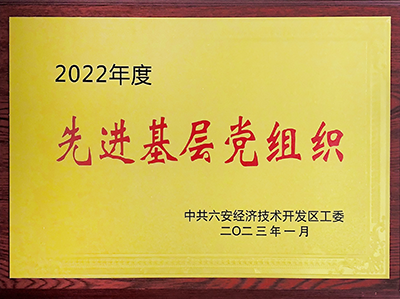 安徽星星集團黨委榮獲開發(fā)區(qū)“先進基層黨組織”榮譽稱號